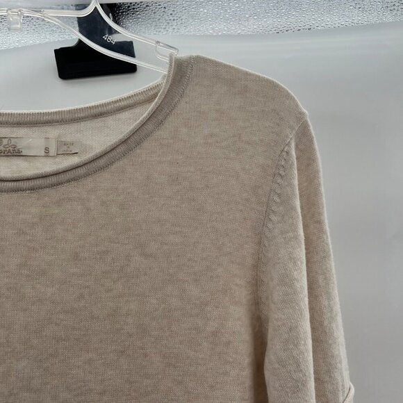 Prana Women's Asymmetric Hem Pullover Sweater Lightweight Cream Size Small - Picture 4 of 8